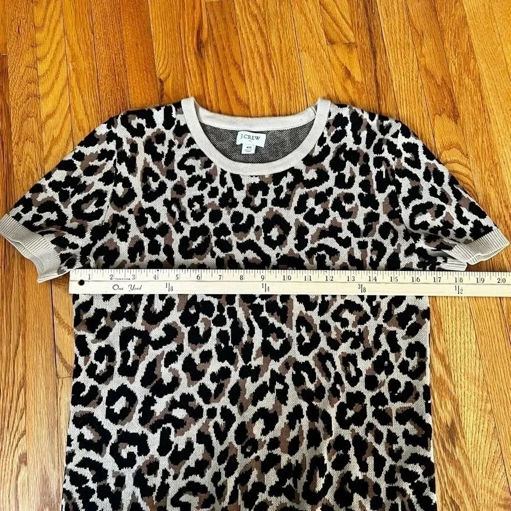 J.Crew animal print top